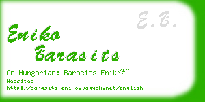 eniko barasits business card